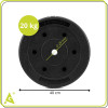 Závaží kotouč 20 kg osa 29 mm ACTIGET ACT0067