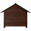 Zateplená bouda pro psa XL 72x116x81 cm DECHLAND BP04 hnědá