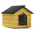 Zateplená bouda pro psa M 54x63x55 cm DECHLAND BP010 žlutá