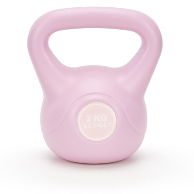 Kettlebell 2 kg ACTIGET ACT0088 růžový