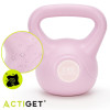 Kettlebell 2 kg ACTIGET ACT0088 růžový
