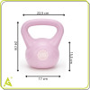 Kettlebell 8 kg ACTIGET ACT0091 růžový