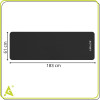 Podložka na cvičení 183x61 cm 15mm NBR ACTIGET ACT0016 černá
