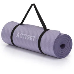 Podložka na cvičení 183x61 cm 15mm NBR ACTIGET ACT0017 fialová