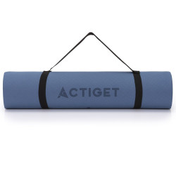 Podložka na cvičení 183x61 cm 6mm TPE ACTIGET ACT0021 modrá