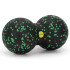Dvojitý masážní míček ACTIGET ACT0098 černo-zelený