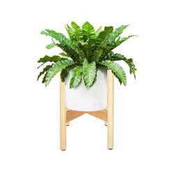 Dřevěný stojan na květiny 35 cm DECHLAND KW02 přírodní