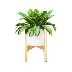 Dřevěný stojan na květiny 35 cm DECHLAND KW02 přírodní