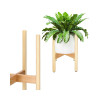 Dřevěný stojan na květiny 35 cm DECHLAND KW02 přírodní