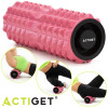 Masážní válec střední tvrdost ACTIGET ACT0100 růžový
