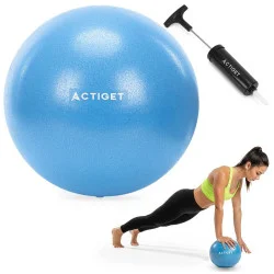 Gymnastický míč 22 cm + pumpička ACTIGET ACT0149 modrý