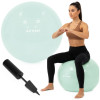 Gymnastický míč 65 cm + pumpička ACTIGET ACT0144 mátový
