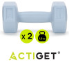 Sada činek 2x1 kg HEX ACTIGET ACT0156 modrá