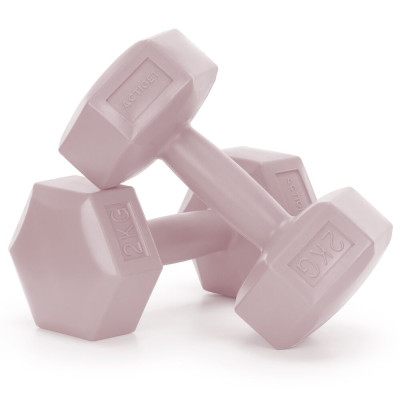 Sada činek 2x2 kg HEX ACTIGET ACT0159 růžová