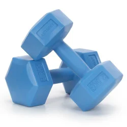 Sada činek 2x2,5 kg HEX ACTIGET ACT0160 modrá