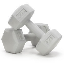 Sada činek 2x4 kg HEX ACTIGET ACT0162 šedá