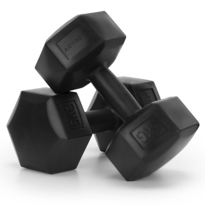 Sada činek 2x5 kg HEX ACTIGET ACT0163 černá