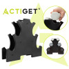 Sada činek se stojanem 12 kg ACTIGET ACT0169