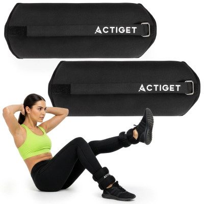 Závaží na ruce a nohy 2x3 kg neopren ACTIGET ACT0131 černé