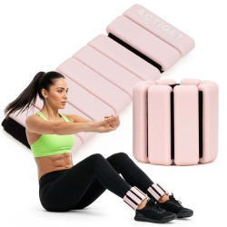 Závaží na ruce a nohy 2x0,5 kg silikon ACTIGET ACT0125 růžové