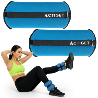 Závaží na ruce a nohy 2x2 kg neopren ACTIGET ACT0130 modré