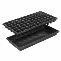 Sadbovač na sazenice 66 ks 52,5x31,5 cm SPRINGOS GA0221 černý