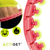 Hula Hopp se závažím ACTIGET ACT0139 červená