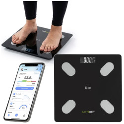 Chytrá osobní váha s Bluetooth ACTIGET ACT0178 černá