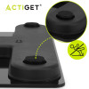 Chytrá osobní váha s Bluetooth ACTIGET ACT0178 černá