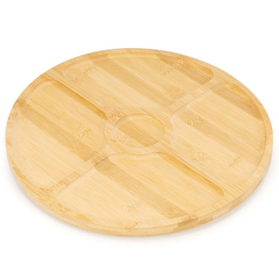 Servírovací talíř 33cm otočný SPRINGOS KI0170 přírodní