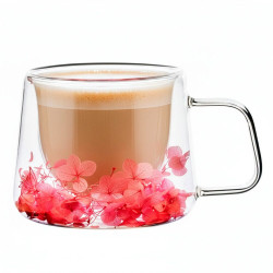 Skleněný hrnek na kávu 180 ML SPRINGOS HA7573