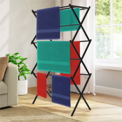 Vertikální teleskopický sušák na prádlo SPRINGOS HA0210 černý