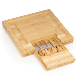 Servírovací prkénko 33x33cm SPRINGOS KI0168 přírodní