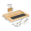Servírovací prkénko s kamennou deskou 30x40cm SPRINGOS KI0166 přírodní