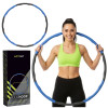 Hula hoop obruč nastavitelná 67-88 cm ACTIGET ACT0133 modro-šedá