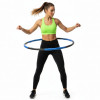 Hula hoop obruč nastavitelná 67-88 cm ACTIGET ACT0133 modro-šedá