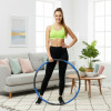 Hula hoop obruč nastavitelná 67-88 cm ACTIGET ACT0133 modro-šedá