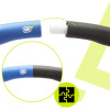 Hula hoop obruč nastavitelná 67-88 cm ACTIGET ACT0133 modro-šedá