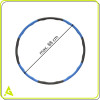 Hula hoop obruč nastavitelná 67-88 cm ACTIGET ACT0133 modro-šedá