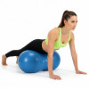 Dvojitý gymnastický míč Peanut + pumpička ACTIGET ACT0150 modrý