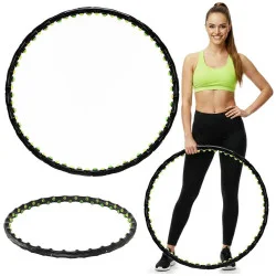 Hula hoop obruč s magnety 96 cm ACTIGET ACT0135 černá
