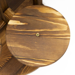 GA0217 DŘEVĚNÝ KVĚTINÁČ 87 X 33 CM