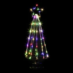 LED Vánoční stromek - 45cm, 80LED, multicolor