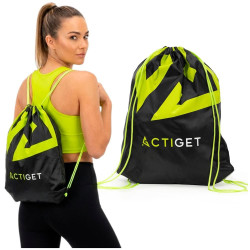 Sportovní batoh 20l ACTIGET GYMBAG černo-zelený