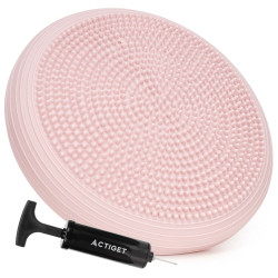Balanční a masážní podložka + pumpička ACTIGET ACT0115 růžová