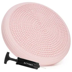 Balanční a masážní podložka + pumpička ACTIGET ACT0115 růžová