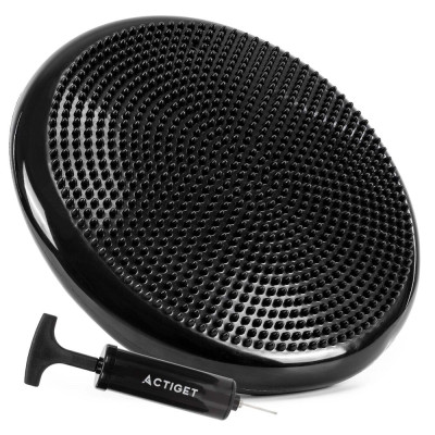 Balanční a masážní podložka + pumpička ACTIGET ACT0113 černá