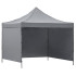 Párty stan 3x3 m SPRINGOS GP0003 šedý