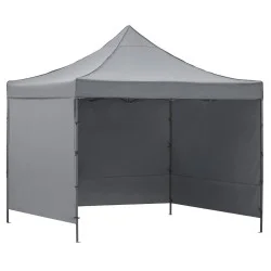 Párty stan 3x3 m SPRINGOS GP0003 šedý