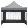 Párty stan 3x3 m SPRINGOS GP0005 tmavě šedý